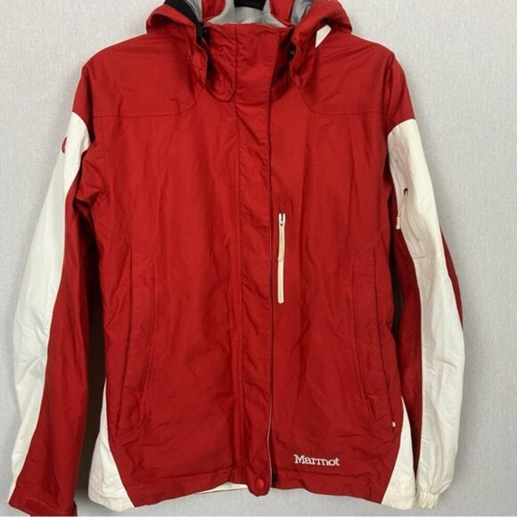 MARMOT Winter Ski Snowboard Jacket Full Zip Hooded Coat Shell Sz M - Picture 1 of 14